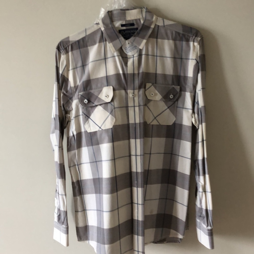 American Rag Mens Long Sleeve Woven Size Large.